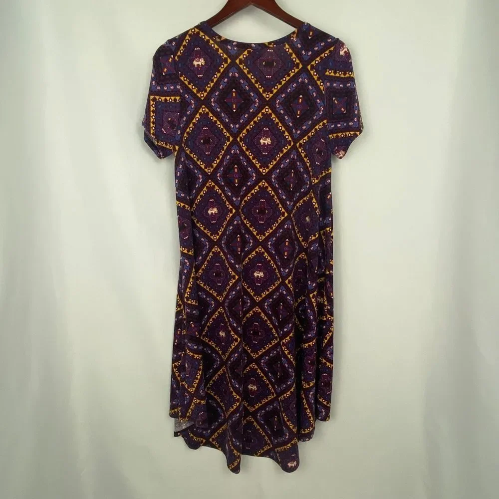 LuLaRoe Carly Dress, Elephant Print‎